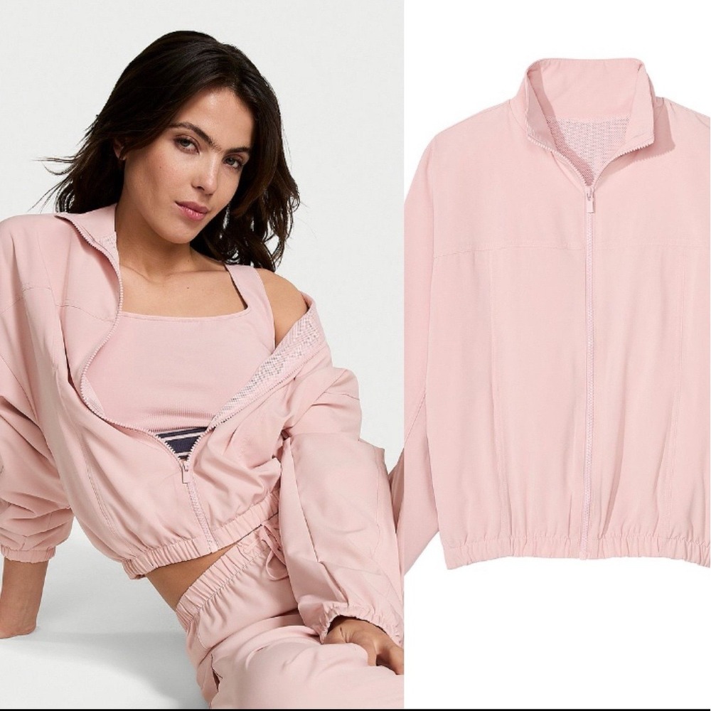 PINK Victoria Secret Pink Tech Stretch Full-Zip Jacket Small
